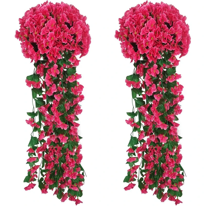 1PC Kunstbloemen Zijde Violet Muur Opknoping Bruiloft Scène Decor Thuis Oppotten Outdoor Tuinfeest Festival diy geschenken Hotsale