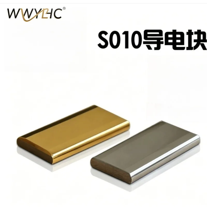 Suitable for Slow Wire Cutting Accessories Sodick S010 Electric Plate 40x20x4.8 Hard Alloy Conductive Block Feeding Contact 2PCS