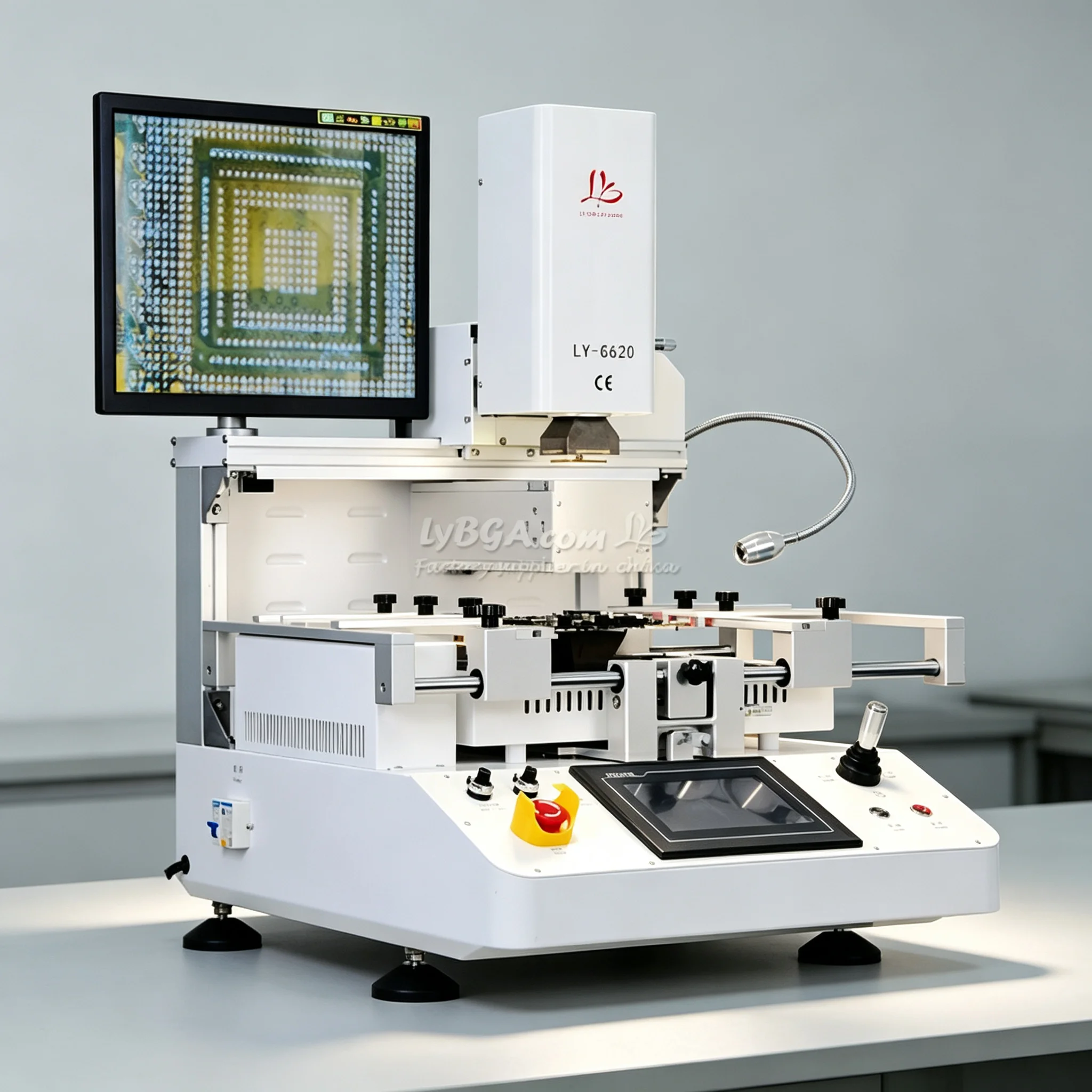 4800W G620 PRO Optical Alignment BGA Rework Station Touch Screen Soldering Machine Stepper Motor Drive Auto-focus