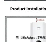 S5.11 Vertical household electric water heater bath flat bucket bathroom small volume