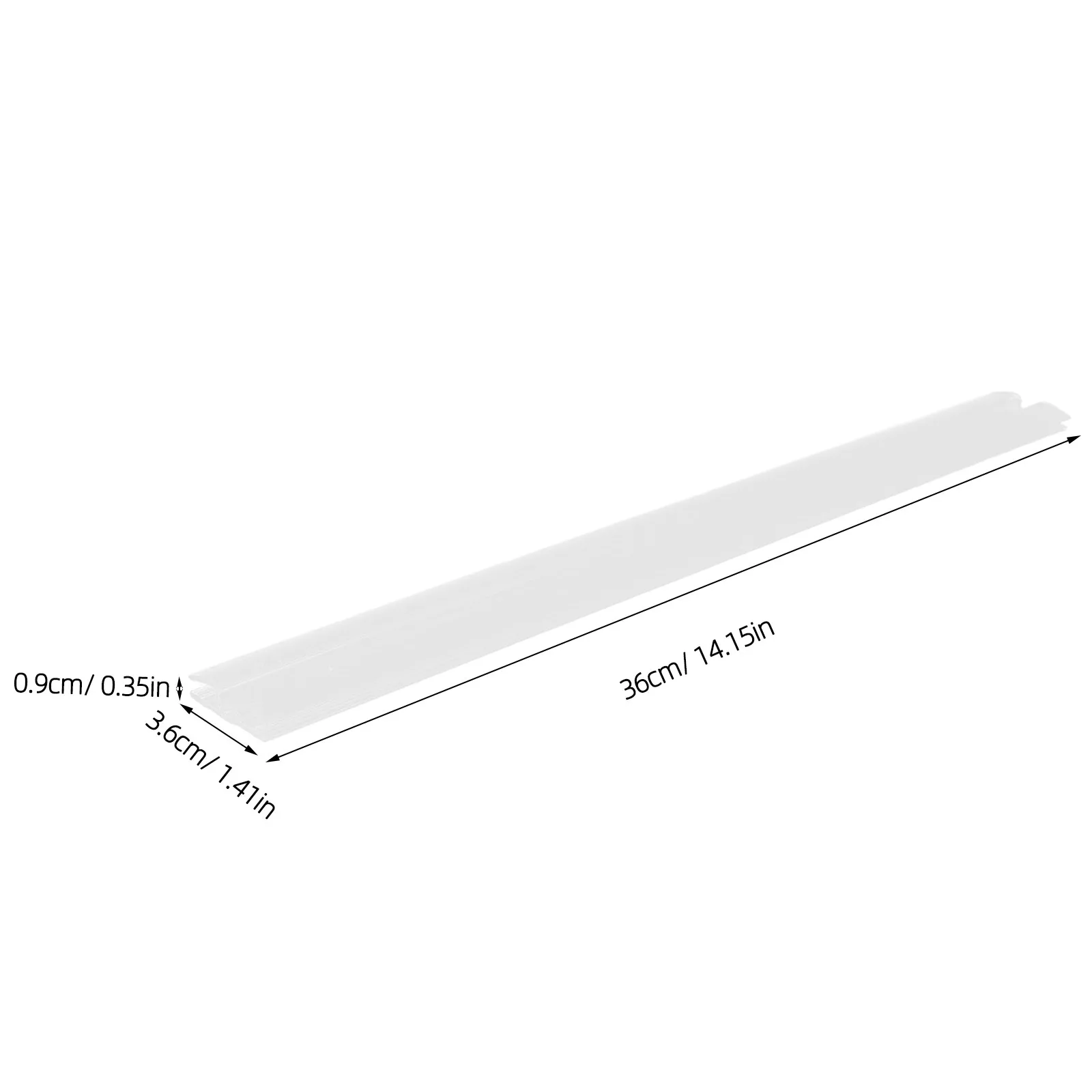 Heavy Duty Piano Hinge Transparent Continuous Hinge For Cabinet Aquarium Lid Glass Door Cabinet Box Diy Projects 14.17