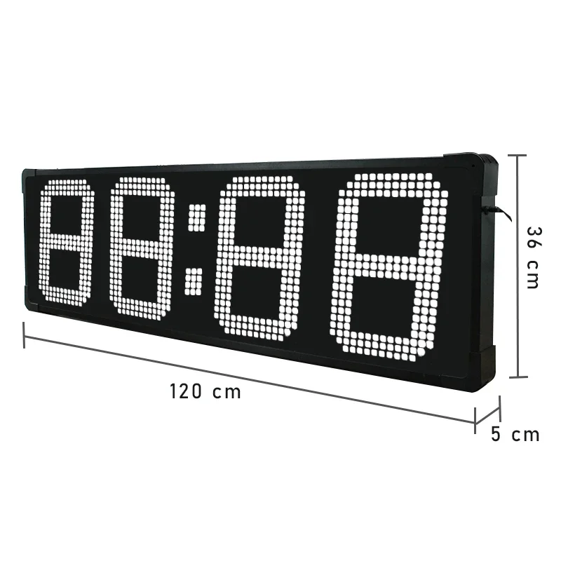 CHEETIE CP031 Big LED Programmable Digital Watch Single Sided 4 Digits Race Timing Clock For Sport