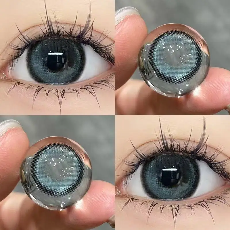 KSSEYE 2pcs Korean Lenses Colored Contact Lenses with Prescription Myopia Green Eyes Beautiful Pupil High Quality Fast Delivery