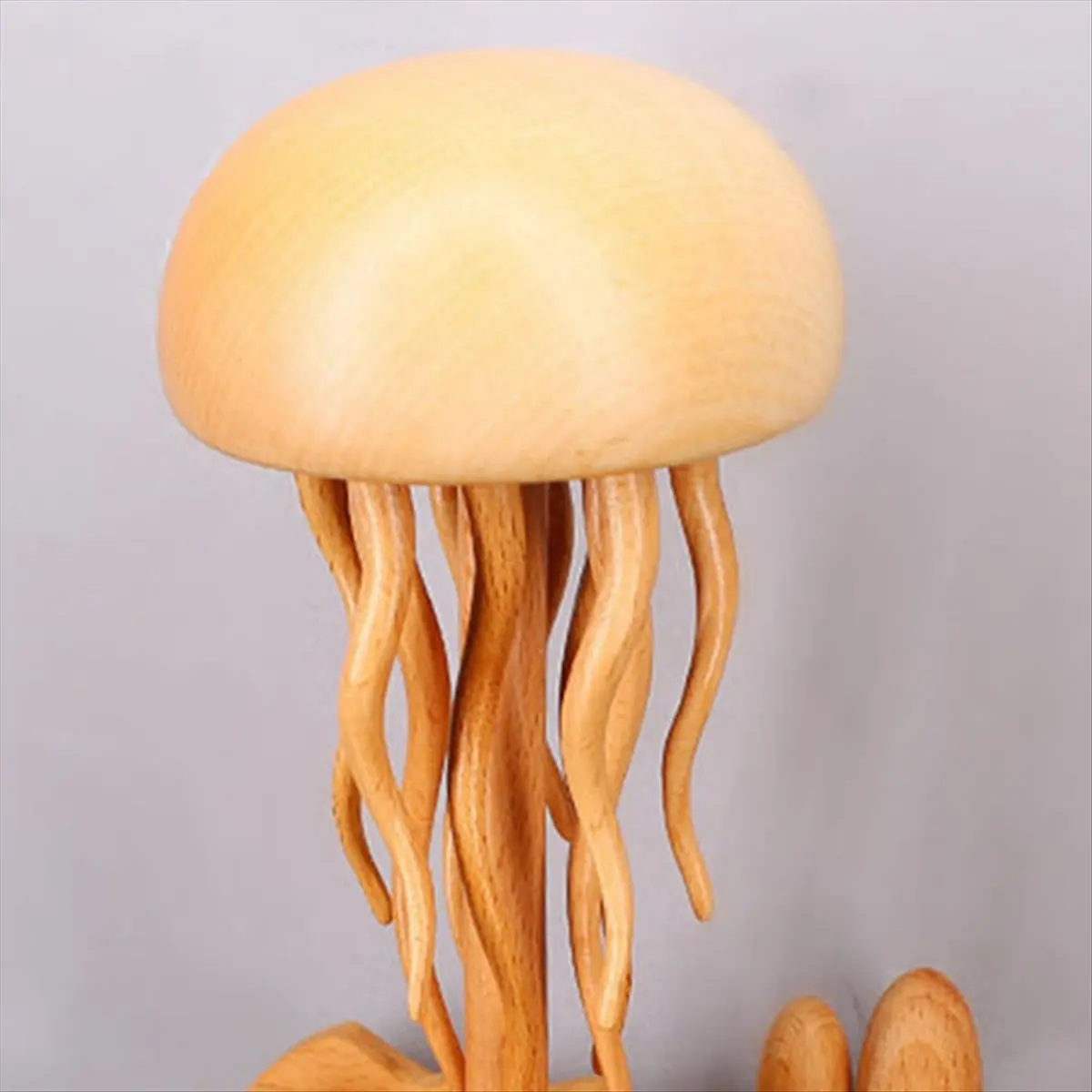 

Y633A HOT Jellyfish Wood Music Box for Valentine's Day Gift Christmas for Teen Girls Enchanting Ocean Symphony Wooden Music Box