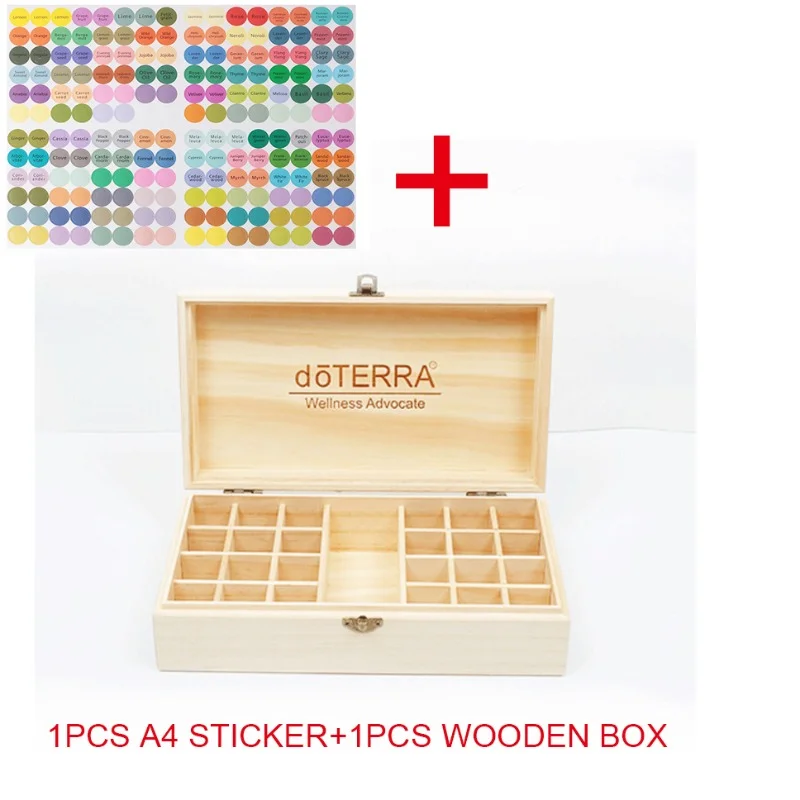 Do przechowywania olejków eterycznych doTERRA Drewniane pudełko 25 przegródka do przechowywania 15ML 24+1 przegródka Pudełko ekspozycyjne na olejki eteryczne