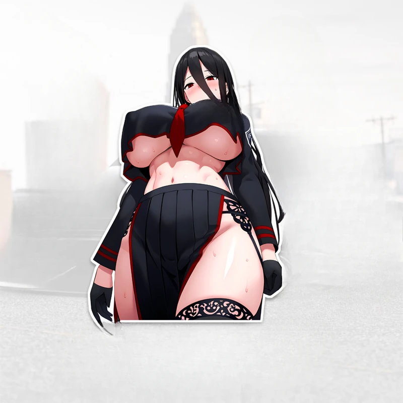 

Anime Car Sticker Cartoon Girl Windshield Trunk Waterproof Laptop Decals Creative VAN Bumper Occlusion Scratch Car Styling
