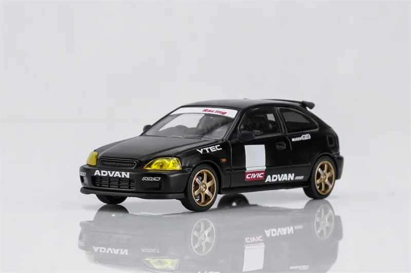 MOTORHELIX 1:64 TYPE R Civic EK9 Die-Cast Car Model Miniature Gifts
