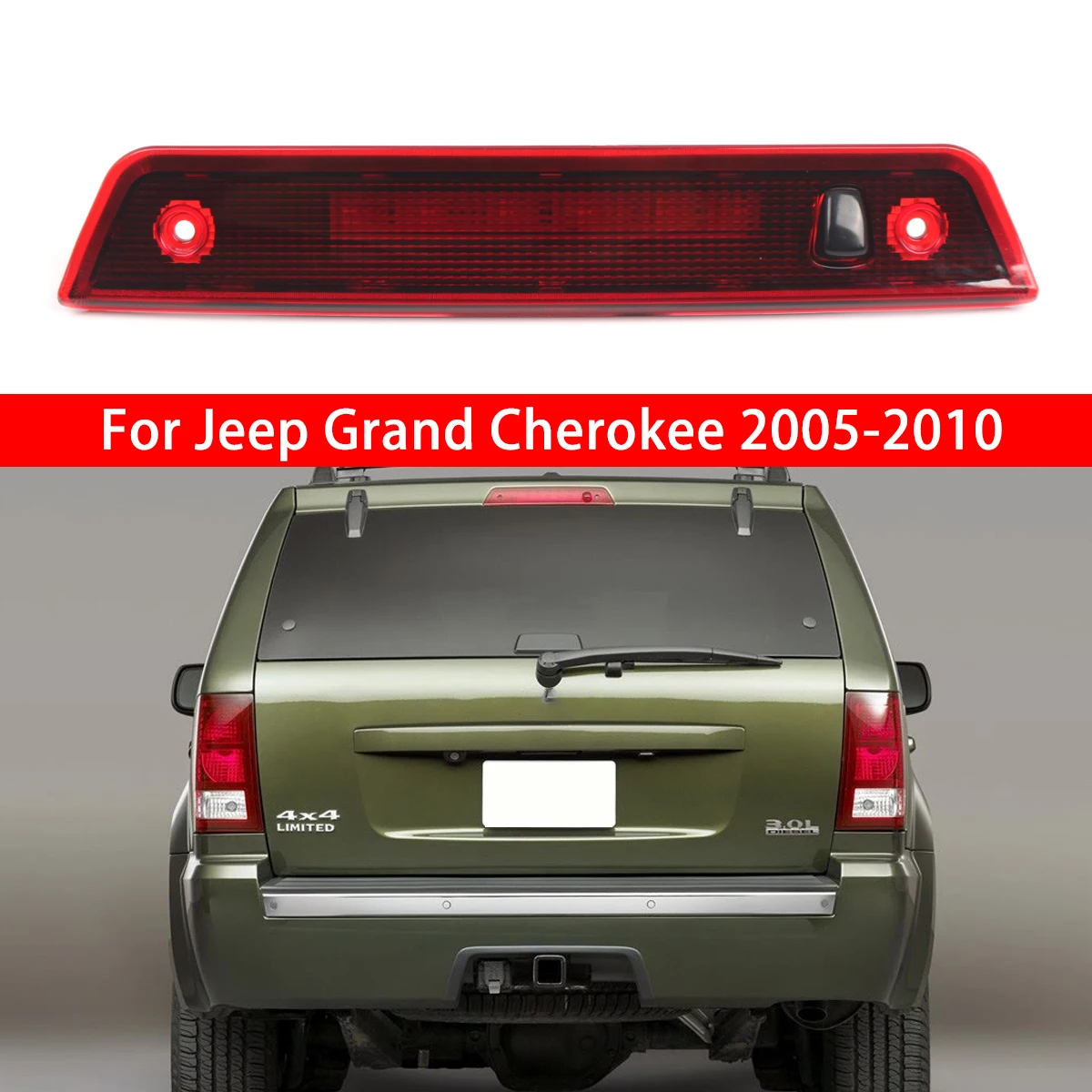 

Красный 3-й светодиодный задний стоп-сигнал для Jeep Grand Cherokee 2005-2010 2005-2010 55157397AD 55157397AA 55157397AB 55157397AC