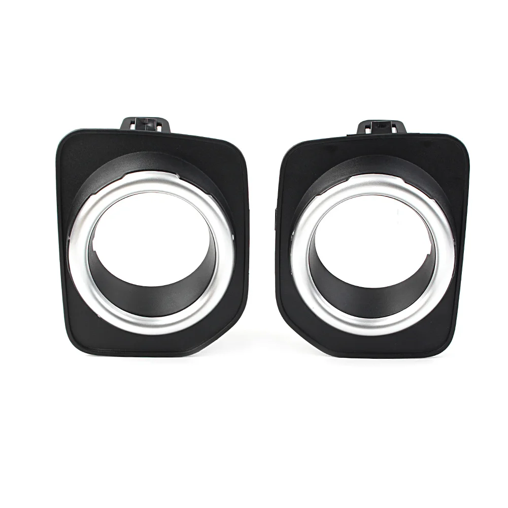 2Pcs Car Fog Light Lamp Bezel Cover Front Bumper For Land Rover LR4 Discovery 4 2014 2015 2016 Car Accessories