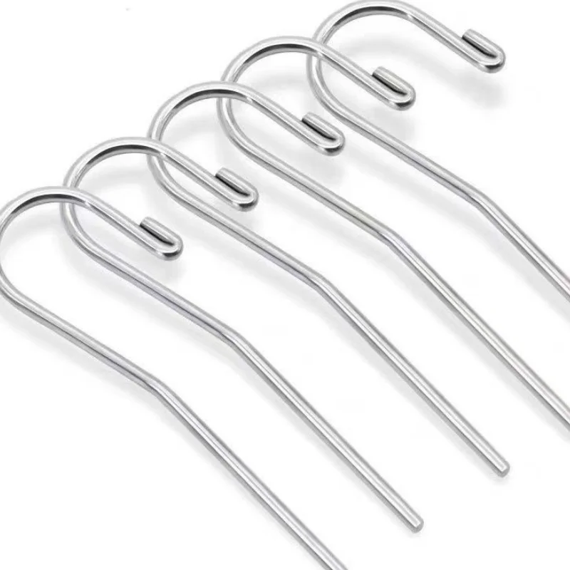 5/10/20/30/50Pcs Dentistry Medical-Grade Stainless Steel Dental Lip Hook - for Apex Locator Root Canal Treatment  Anti-Rust