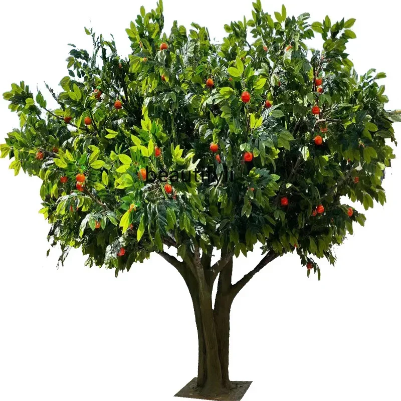 Simulation fake tree large interior decoration tree simulation banyan  bag pillar landscaping tree