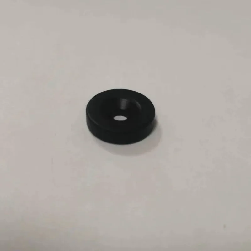 Epoxy special-shaped countersunk hole Magnetic attraction punched magnet Strong magnetic epoxy black Strong magnetic