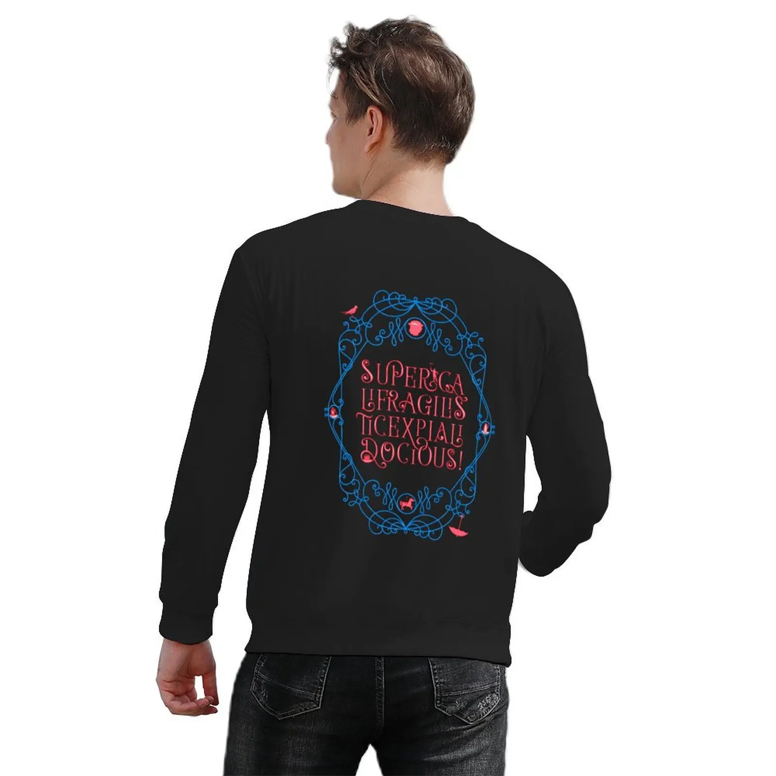 Whimsical Poppins! Pullover fashion men korean clothes autumn clothes men's coat men's sweatshirts