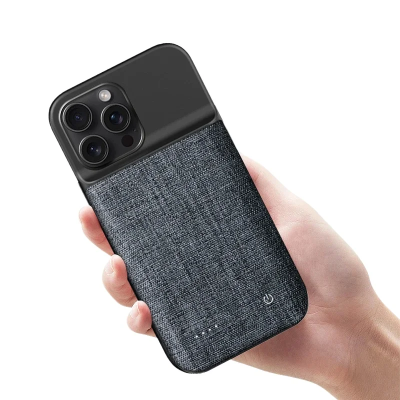 For IPhone 15 14 13 11 Pro Max 12 Mini X XS XR Battery Power Bank Charger Case Slim External Battery Pack 6800mah