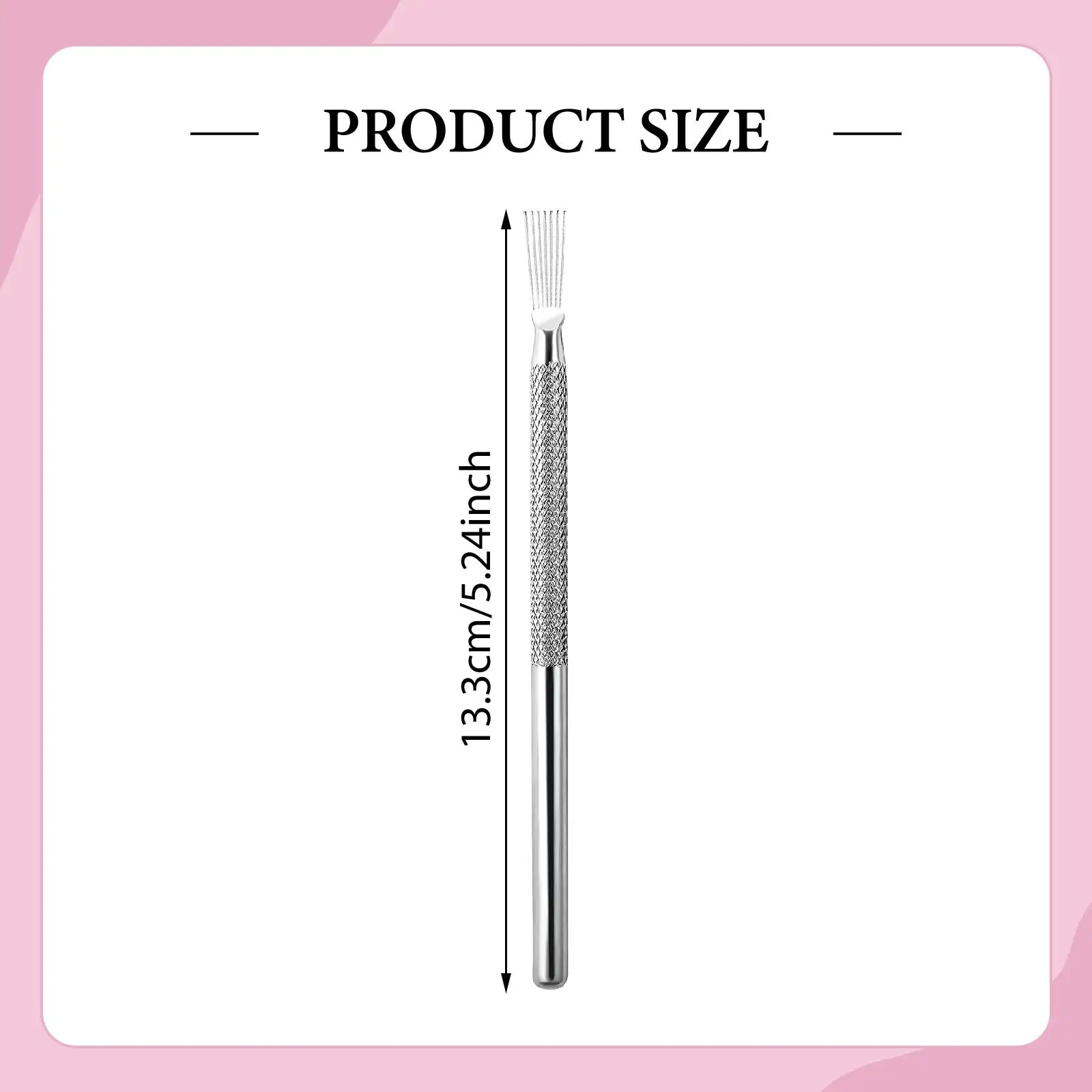 Stainless Steel Thin Stripe Liner Nail Art Pen 7 Pin Bendable Brush for Manicure Striping DIY Salon Tools
