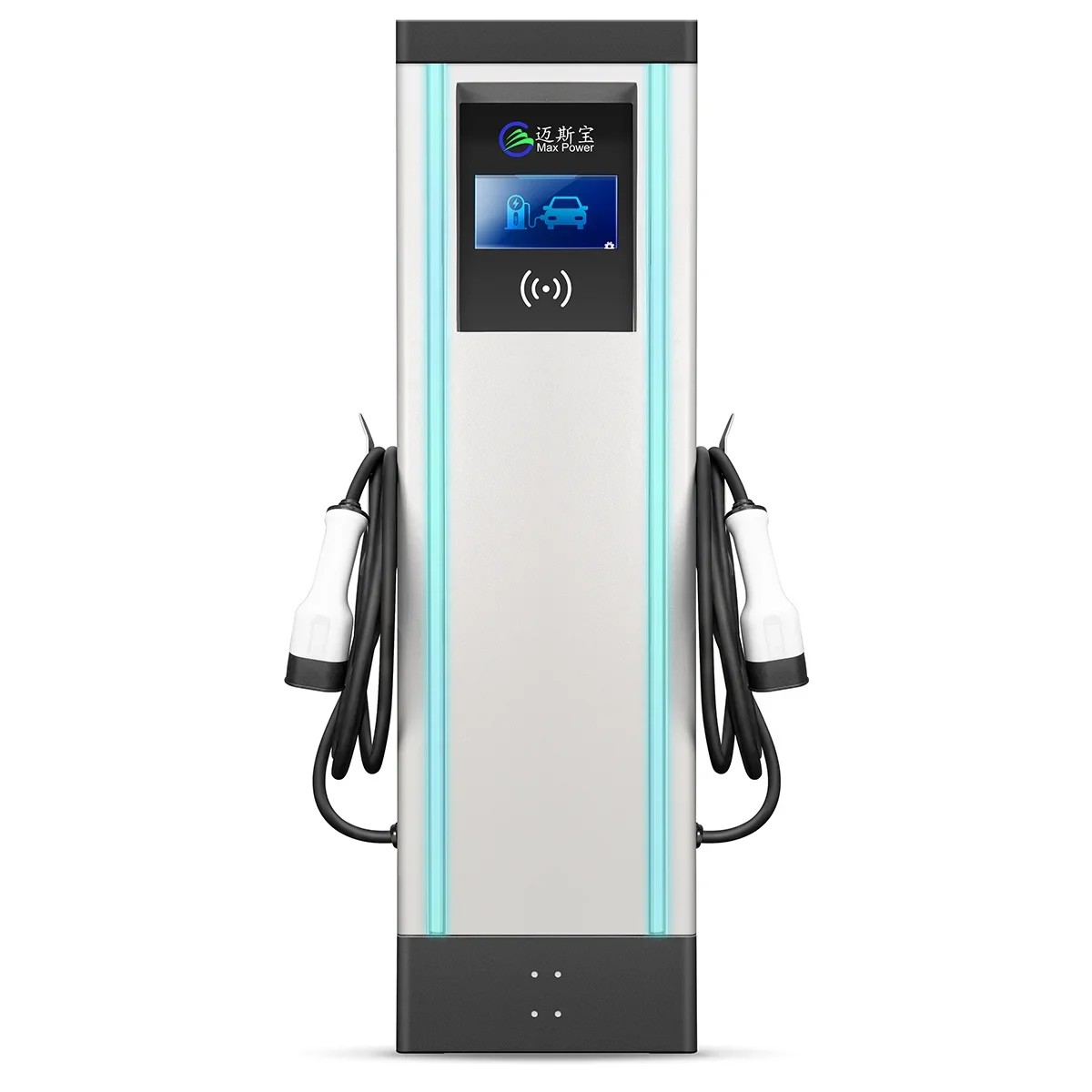 Maxpower New Arrivals Commerical Use OEM ODM CCS2 Double Gun 14KW 22KW 44KW Fast Car Ev Charger  Charging Station