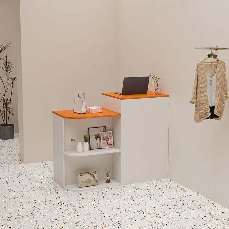 

Beauty Salon Small Reception Counter Cashier Counter Simple Modern Reception Desks Salon Escritorio De Recepcion Furniture