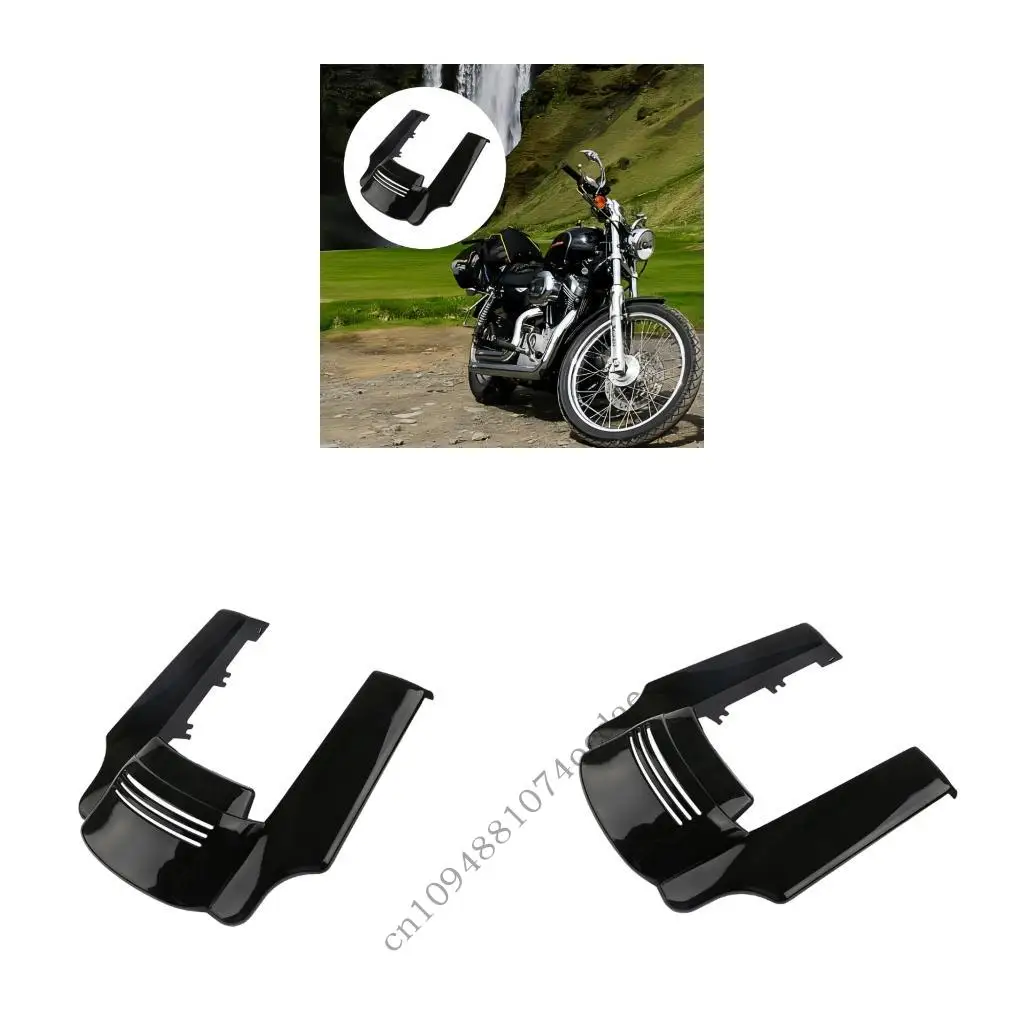 5 Inch Motorcycle Tail Extension Insert, Single Molded Plastic Rear Trim Piece for Rear Section Styling and Pre Install Checks