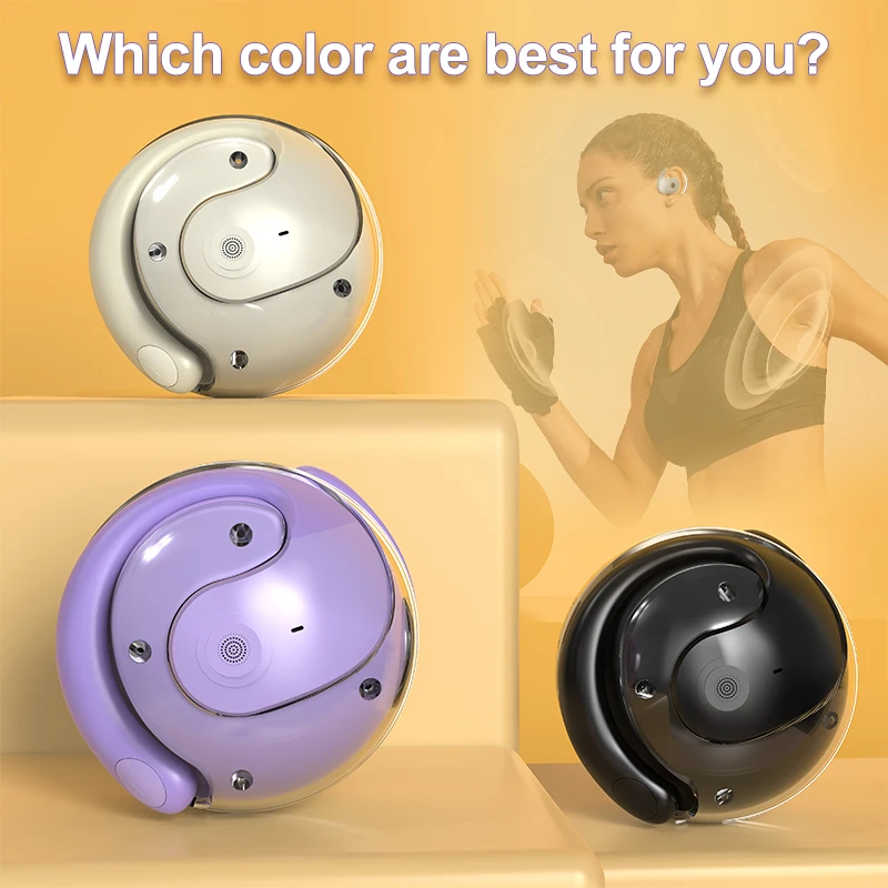 

T29 Wireless Headphones Bluetooth 5.3 Headset Mics HiFi Stereo Sound Earphones Hanging Headphone Translator for Travel Busineess