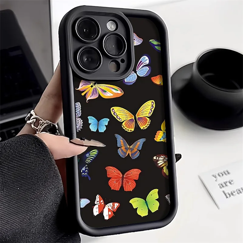 

Flowers Phone Cases For iPhone 16 Pro Max Case iPhone 13 15 ProMax 14 11 12 Pro 7 8 Plus SE XR XS Fashion Silicone Cover Case