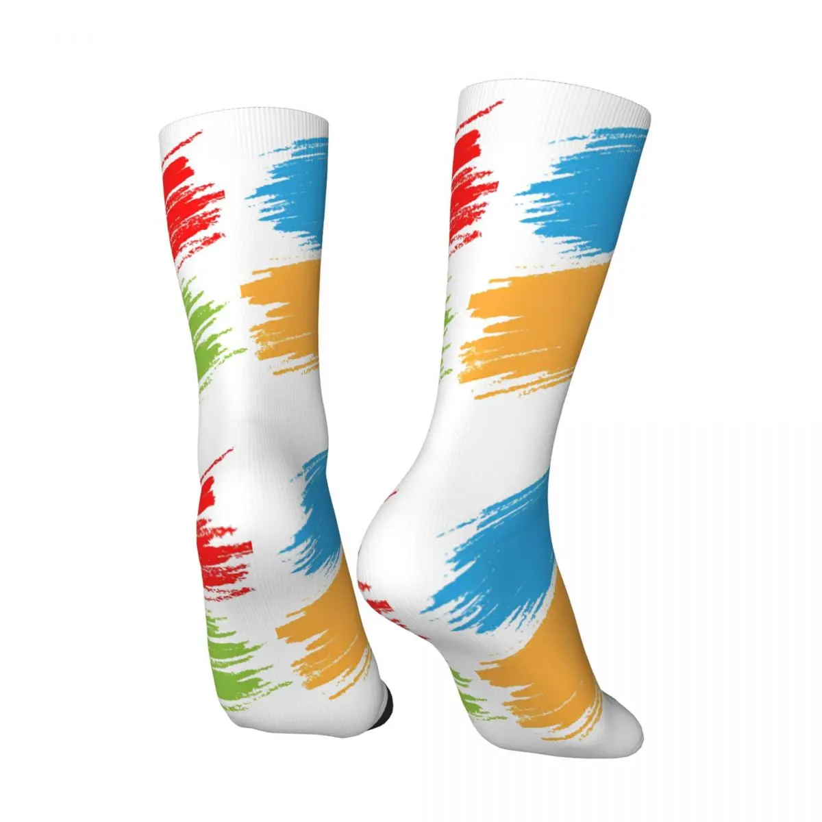 Sonnenuntergang Pinselstriche Socken Farbe Kunst Retro Strümpfe Männer Weiche Atmungsaktive Radfahren Socken Winter Design Anti Bakterielle Socken