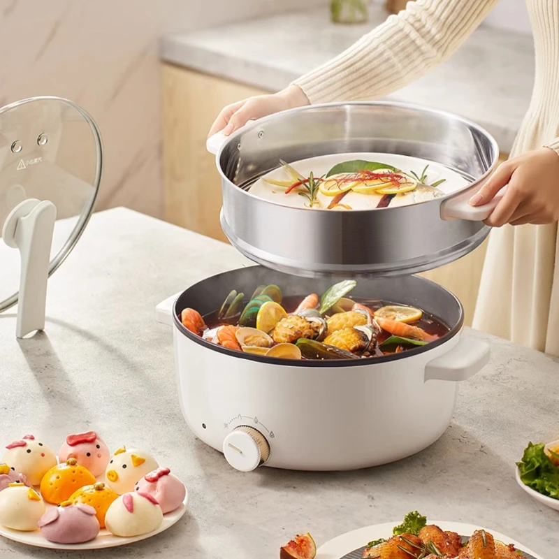 Joyoung electric hot pot household cooking hot pot multi-functional all-in-one electric hot pot student dormitory non-stick