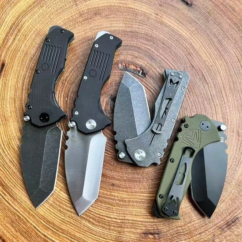 

4 Color Outdoor Camping Folding Knife D2 Blade G10+Steel Handle Pocket Survival Tactical Hunting Utility Kitchen Knives EDC Tool