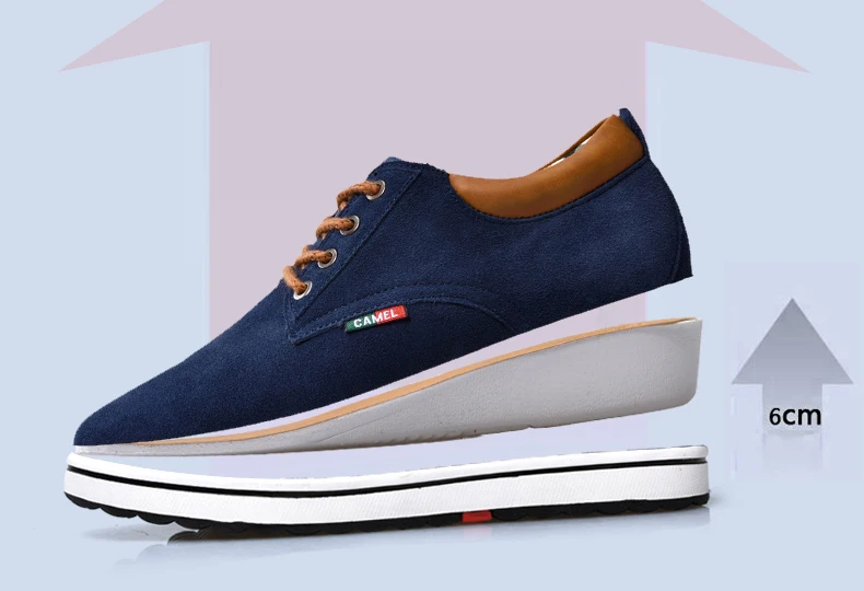 Hochwertige Herrenschuhe zur Größenerhöhung um 6 cm, Unsichtbare Innere Höhenverstellbare Schuhe für Männer – Detail 2