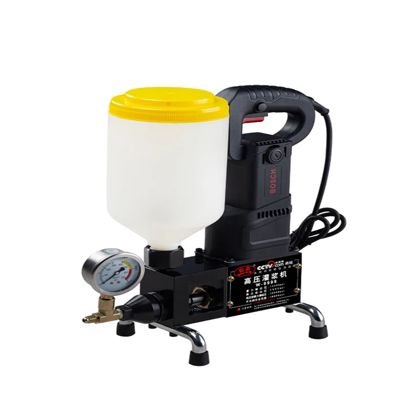 

1100W Injection Pump Epoxy Polyurethane Grouting Liquid Leakage Leak Filling Equipment High Pressure Waterproof Grouting Machine