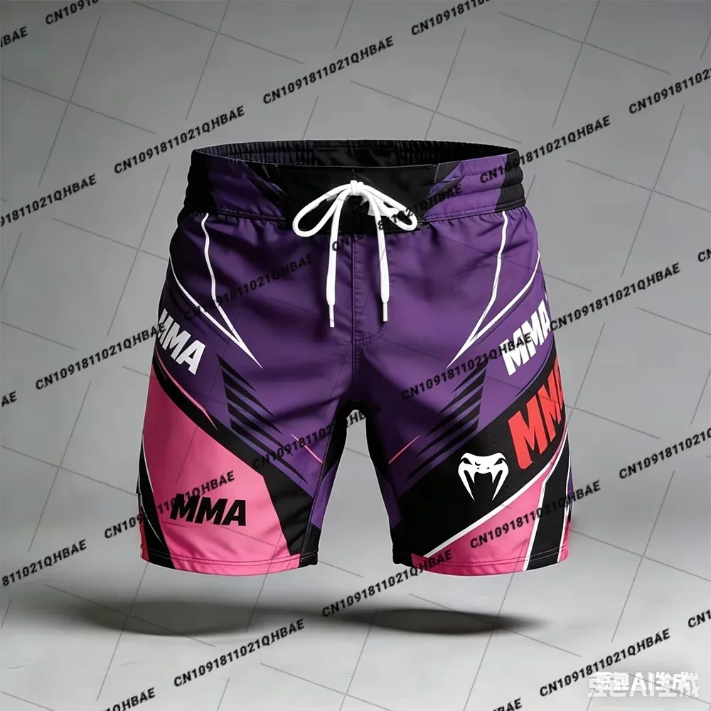 2026 Neue Herren MMA Sommer-Kampfnacht Achteckiger Käfig Boxen Schnelltrocknende Atmungsaktive Shorts Damen Mode Event Sportshorts ﻿ – Detail 8