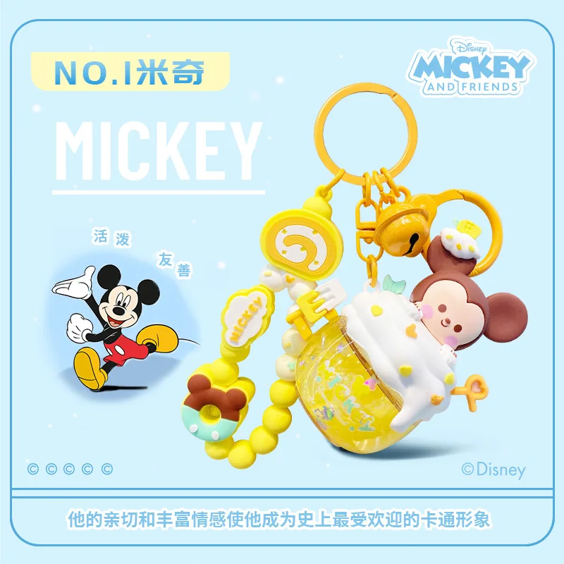 Disney Minnie Mouse Keychains Mickey Mouse Anime Keychain Cute Key Chains for Kids Backpack Pendant Decoration Gift Keychains