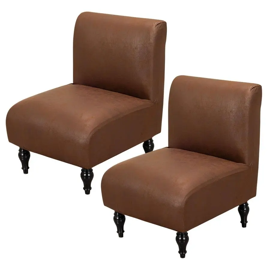 

Чехол для акцентного кресла без подлокотников, эластичный чехол из спандекса для гостиной, съемный, моющийся, для мебели без подлокотников