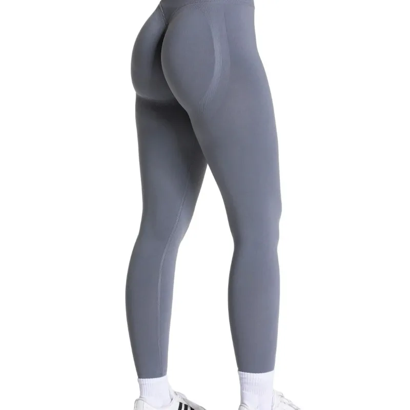 

Новые бесшовные леггинсы для йоги, облегающие спортивные брюки с высокой талией, быстросохнущие, для бега на открытом воздухе и фитнеса, для женщин