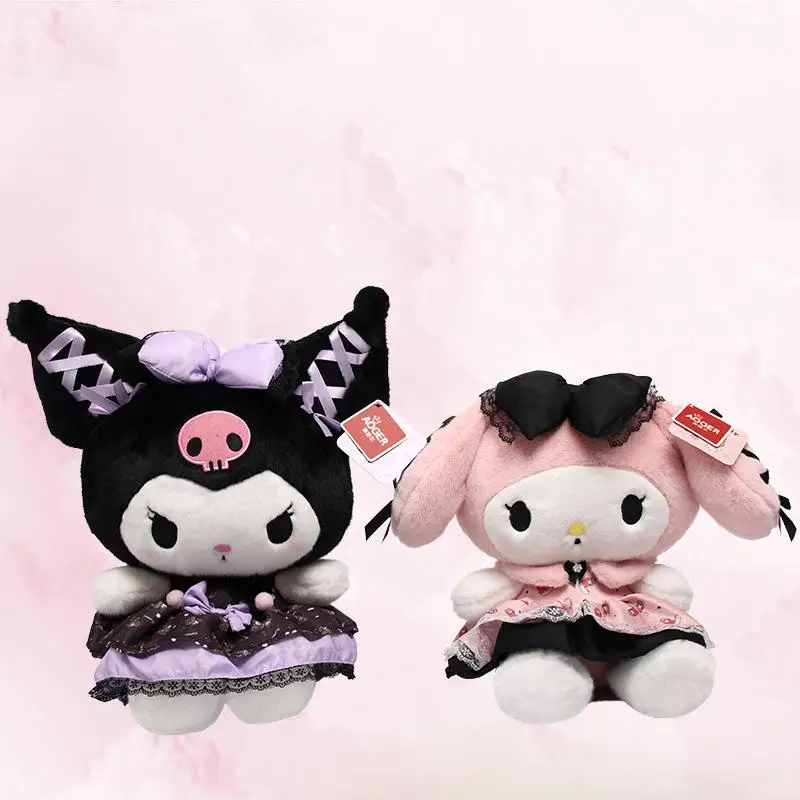 Sanrio Melody Banket Series Poppen Knuffels Dagelijkse bankdecoraties Kawaii Kussens Festivalcadeaus voor kinderen