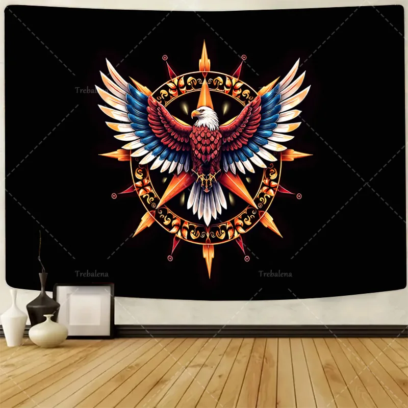 

1 шт. настенный гобелен с крыльями орла - шикарный настенный гобелен в стиле бохо для декора гостиной