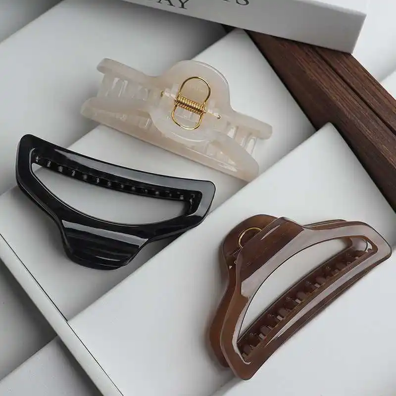 

1PC Medium, Shark Clip, Hair Clip, Female, Back of Head, Grab Clip, French Plate Hair Grab, Hair Accessory, Premium