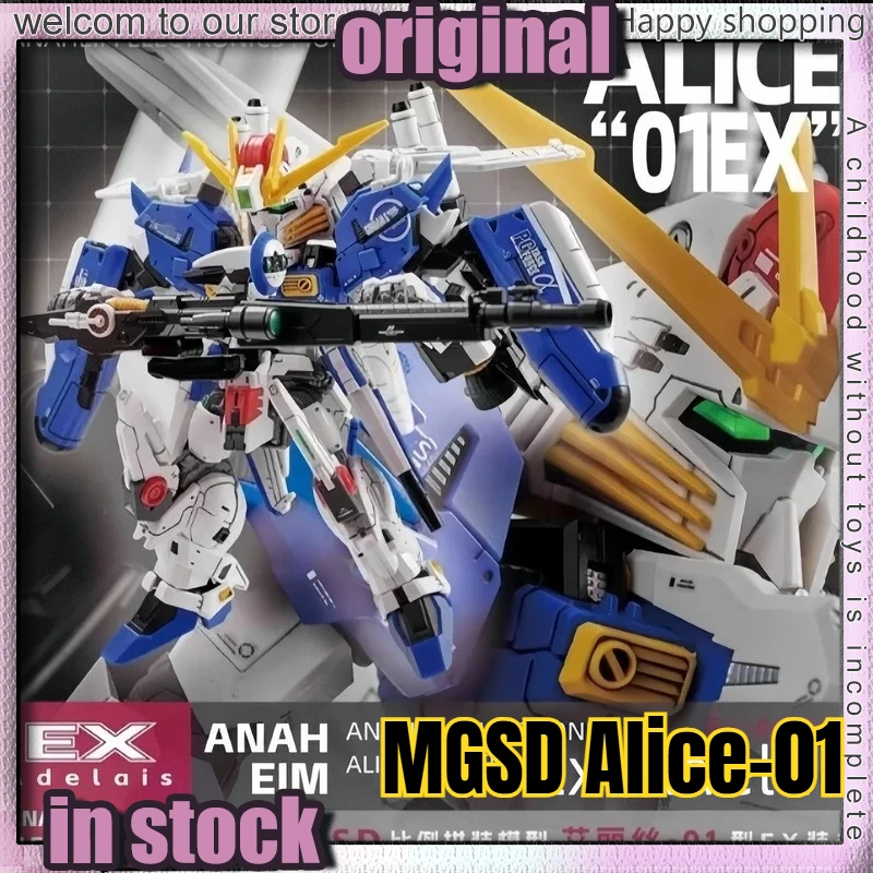 

В наличии: Коллекционная модель ANAHEIM COLLECTIBLES MSA-001 MGSD Alice-01 EXS Series, сборная модель с подвижными суставами, пластиковый скелет, модель робота-игрушки.