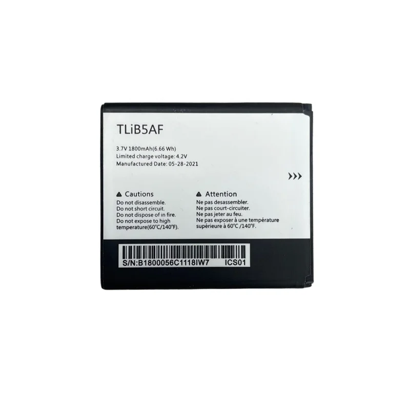TLiB5AF Battery For Alcatel One Touch Pop C5 OT 5036 5036D 5037 5037D  Capacity Mobile Phone Batteries Bateria