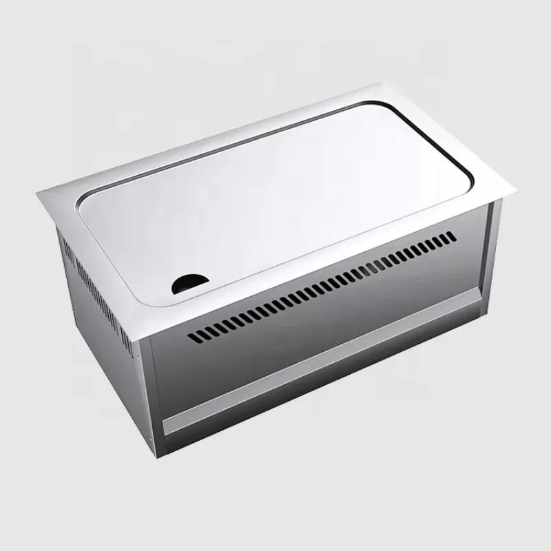 

Commercial Teppanyaki Plate Iron Plate Fast Heat Conduction Even Heating Built In Electric Teppanyaki Grill