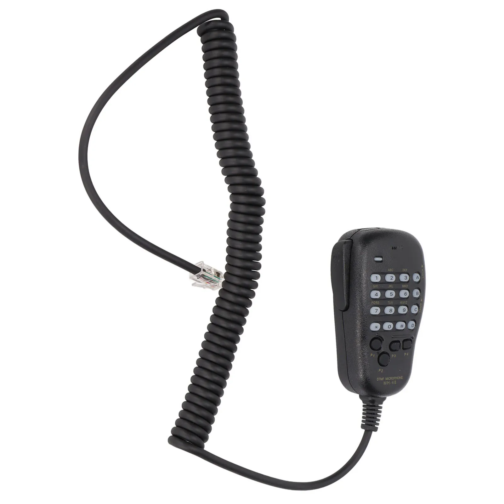 Microfone DTMF Microfone DTMF com botão para YAESU MH-48 MH-48A6J FT-88800R FT-8800R FT-700R FT-1807 Microfone DTMF