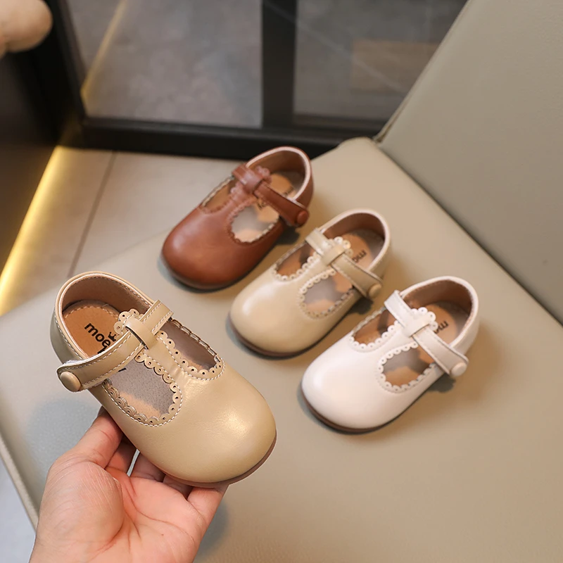

Новинка 2025 года, модельные туфли Мэри Джейн для маленьких девочек, балетки на плоской подошве для детей, вечерние школьные туфли для девочек, туфли принцессы с бантом