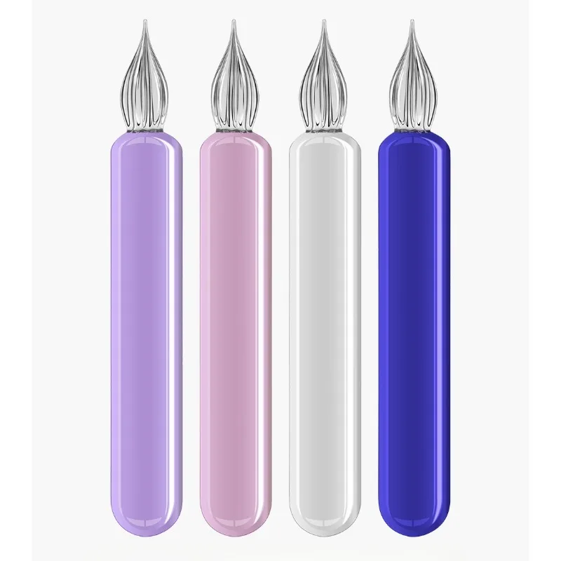 

MAJOHN Transparent Glass Dip Pen Color Ink Handbook Painting Outlining Senior Writing Stationery School Students Calligraphy Pen