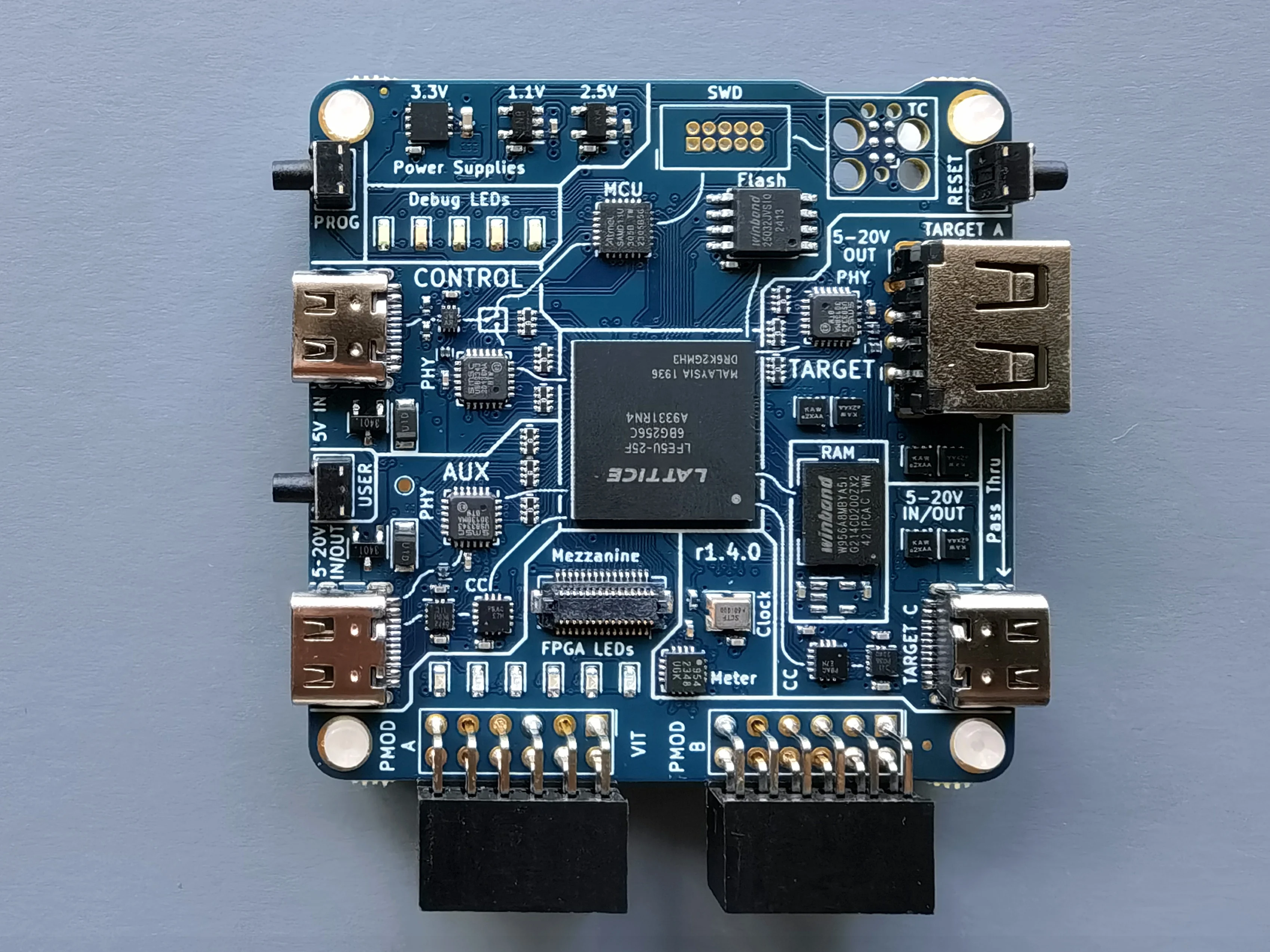 Open Source Cynthion/LUNA FPGA board, multi-tool for building, analyzing, and hacking USB devices