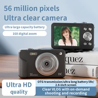 Cámara Digital de 1080P, cámara de estudiante de 56MP, cámara de vídeo Digital antivibración para exteriores, grabadora de vídeo Flash, cámara de vídeo pequeña