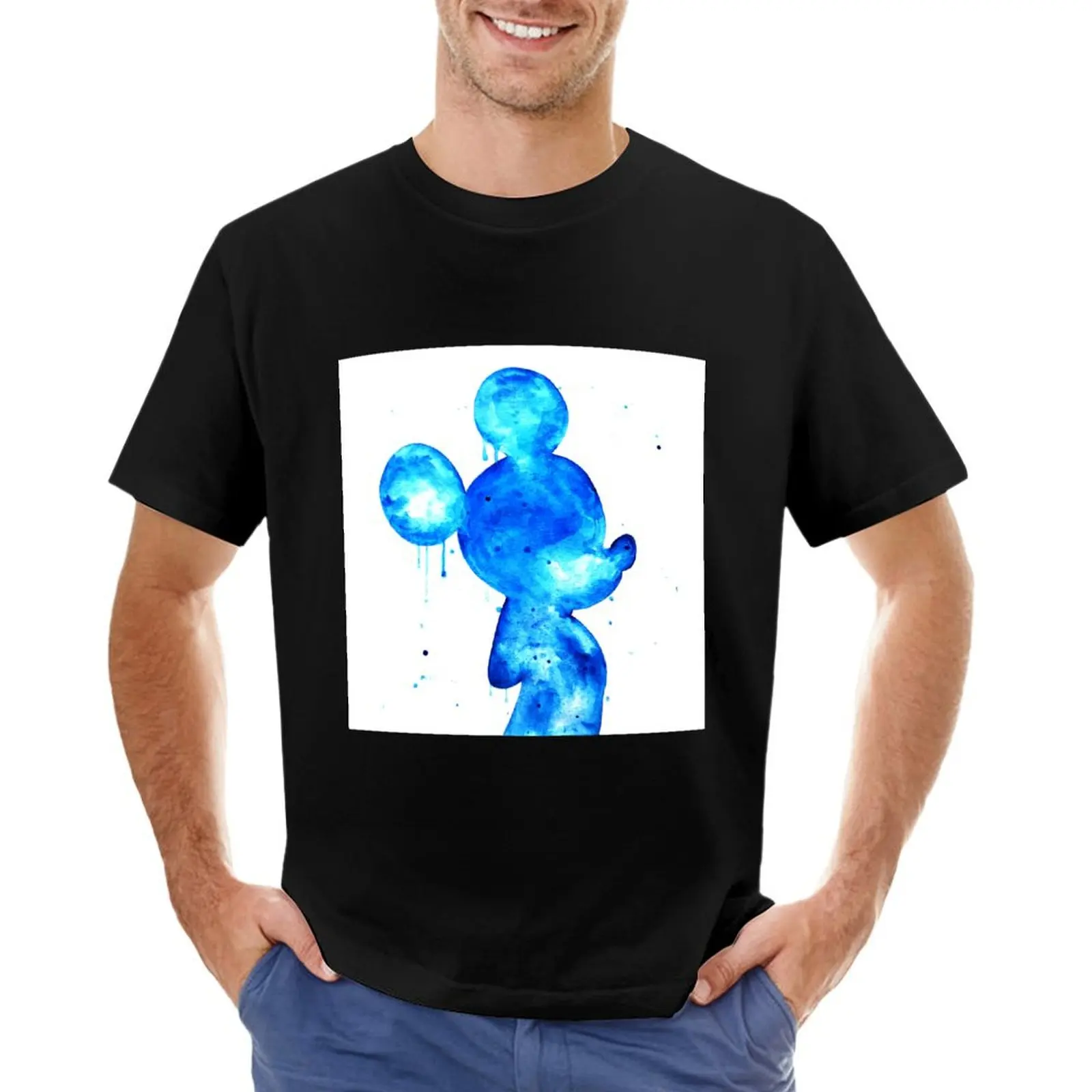

Blue mouse T-Shirt blacks Blouse mens t shirts