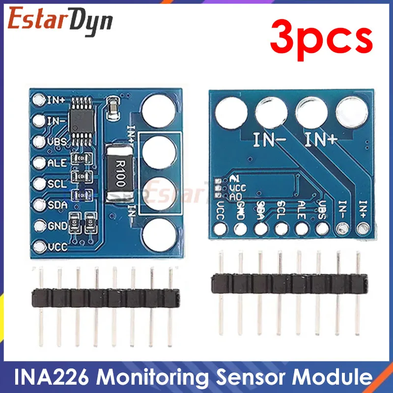3pcs INA226 IIC I2C Interface Bi-Directional Current/Power Monitoring Sensor Module CJMCU-226