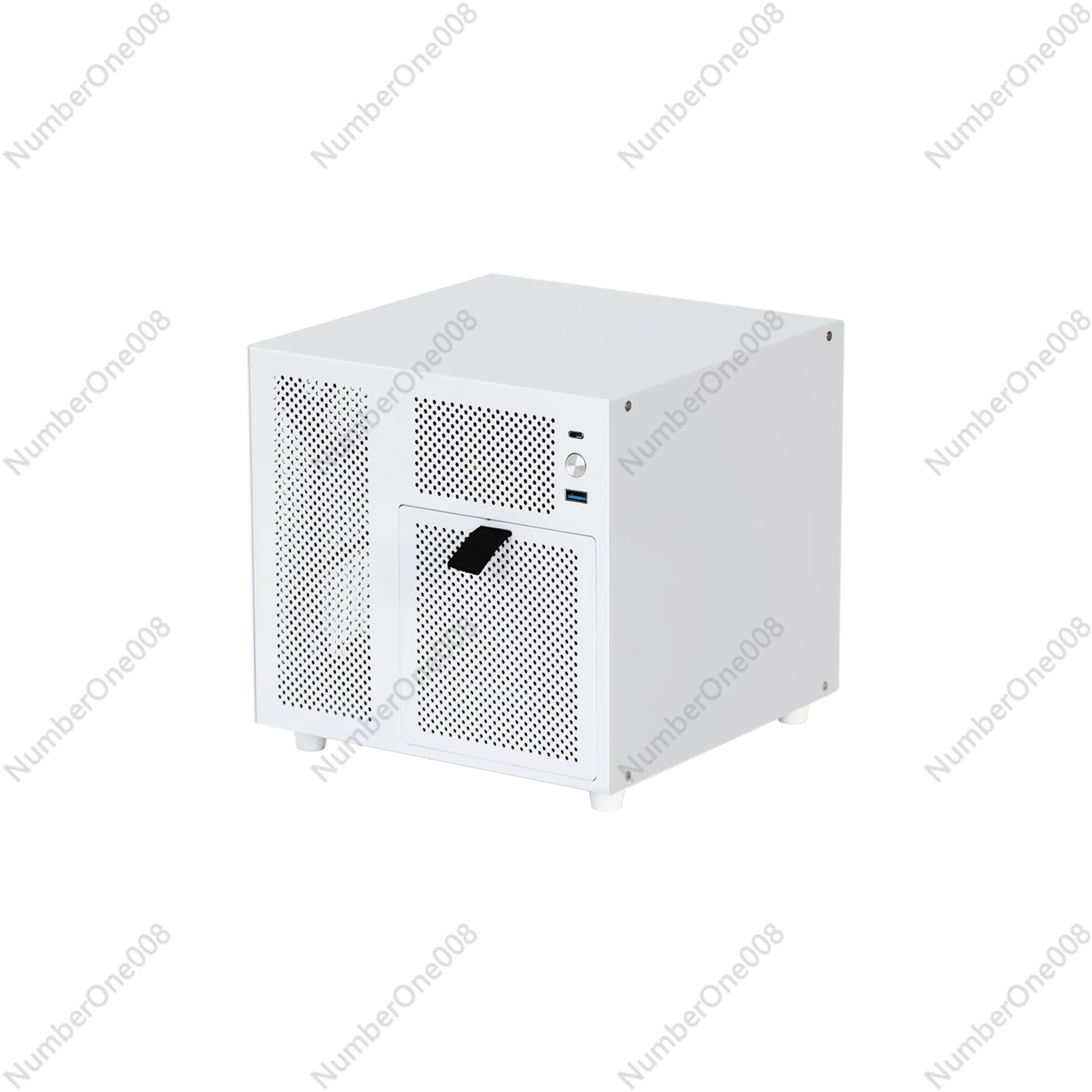 

Корпус NAS на 4 отсека для материнских плат ITX, совместимый с блоками питания SFX, с полувысокими PCIe-слотами, для домашнего медиасервера