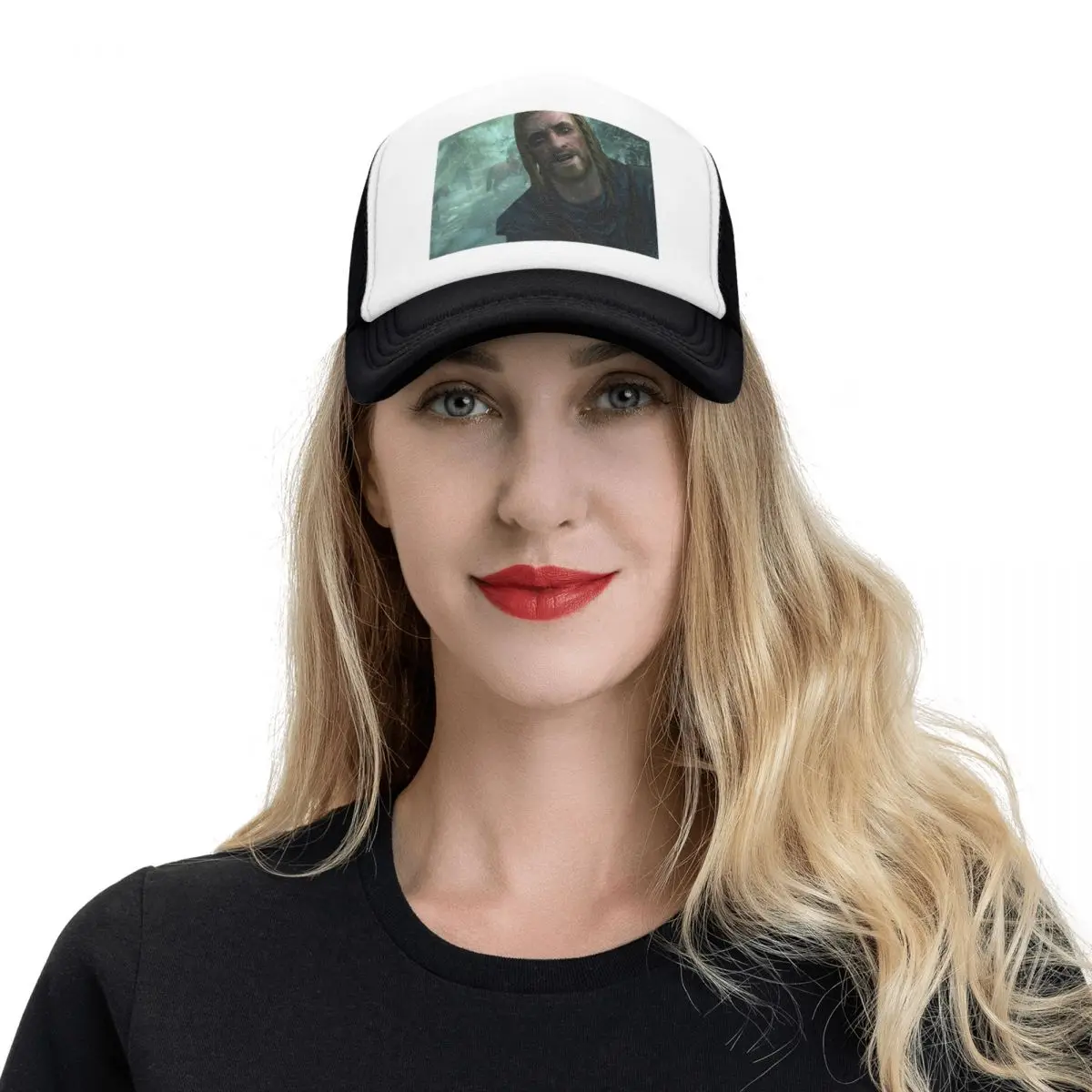 Hey You You'Re Finally Awake Skyrim Cap Casual Mesh Baseball Caps Adjustable Hat Hip Hop Summer Unisex Baseball Hats