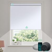 15HOT Smart Motorized Blackout Shades with Remote Automatic Blinds for Windows, Roller Shades with Valance