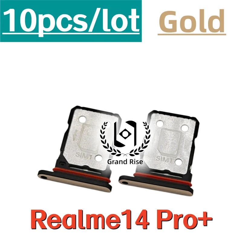 10 piezas/lote bandeja para tarjeta SIM para Realme13 Realme13Pro+ Realme14T Realme14X Realme14 Pro + Plus 4G 5G, piezas de repuesto 3